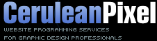 Cerulean Pixel - Website Programming Services for Graphic Design Professionals